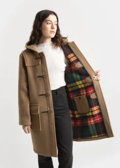 Duffle Coats*Gloverall Women's Original Duffle Coat Camel Buchanan