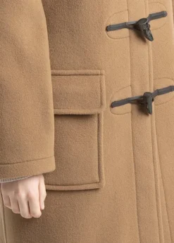 Duffle Coats*Gloverall Women's Original Duffle Coat Camel Buchanan