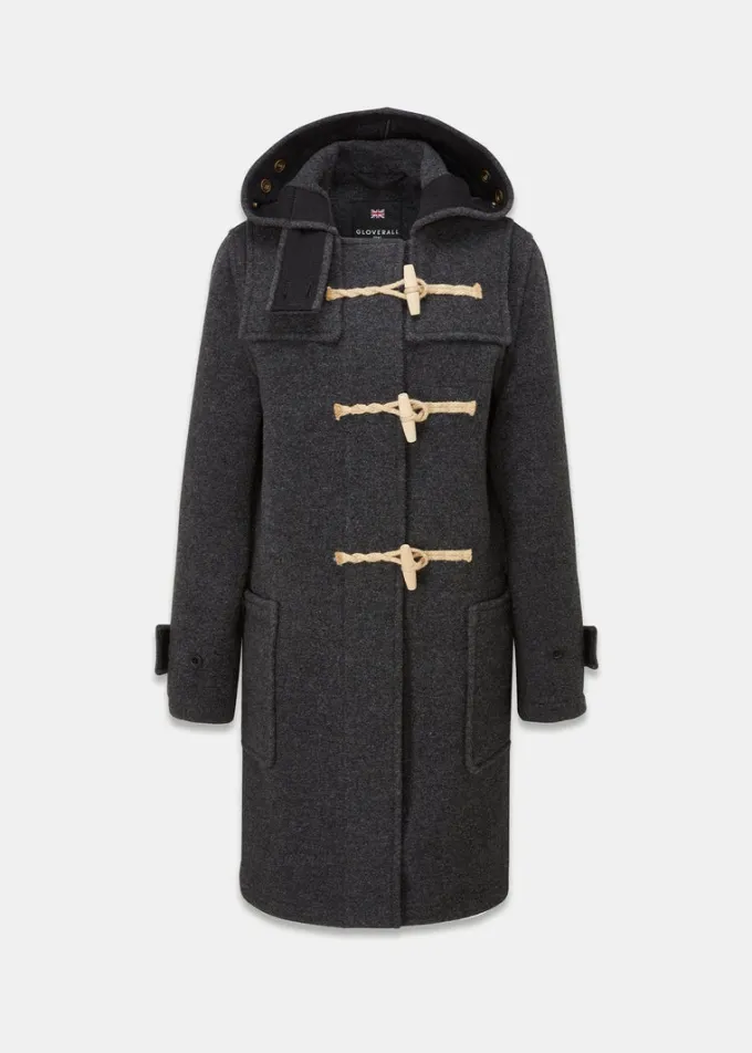 Duffle Coats*Gloverall Women's Original Monty Duffle Coat Charcoal