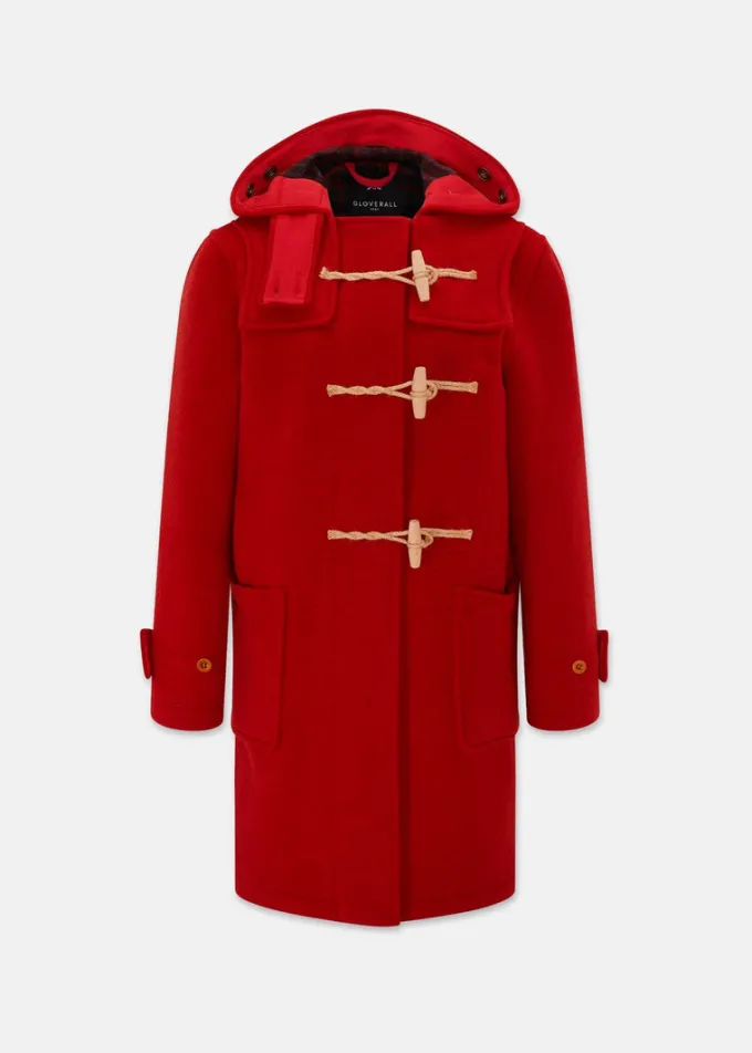 Duffle Coats*Gloverall Women’s Original Monty Duffle Coat FC Red