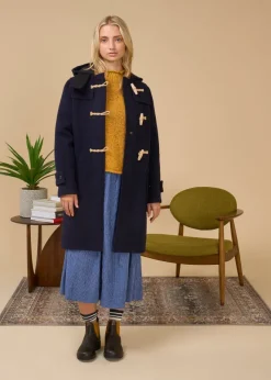 Duffle Coats*Gloverall Women's Original Monty Duffle Coat Navy