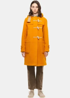 Duffle Coats*Gloverall Women's Original Monty Duffle Coat Yellow