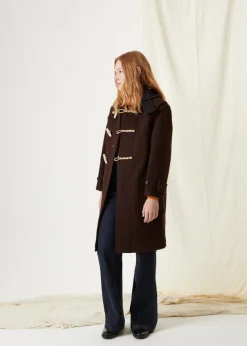 Duffle Coats*Gloverall Women's Original Monty Duffle Coat Brown