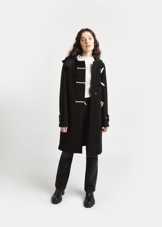 Duffle Coats*Gloverall Women's Original Monty Duffle Coat Black