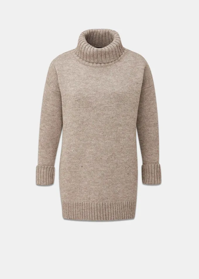 Knitwear & Tops*Gloverall Women's Submariner Jumper Mushroom